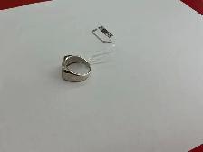 bague en argent avec pierre blanche - Photo 3