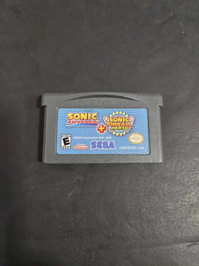GBA Sonic Advance   Sonic Pinball
