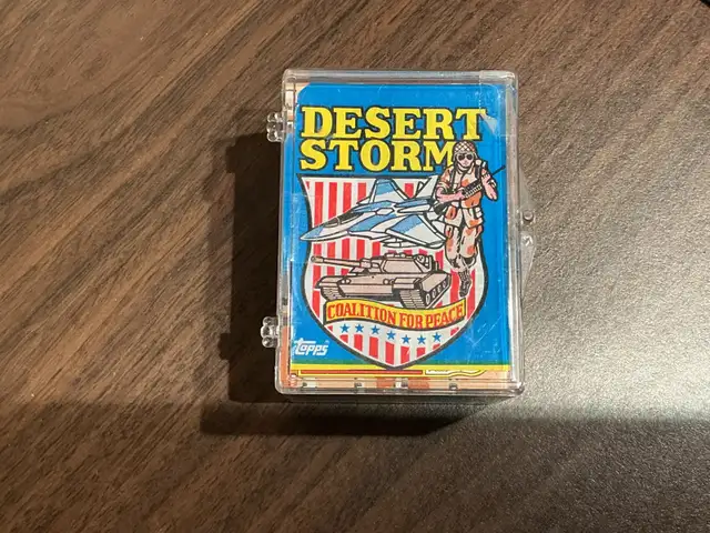 1991 TOPPS DESERT STORM COALITION FOR PEACE 88 Card Ser !