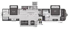 2023 KEYSTONE ALPINE 3912DS, DUAL SUITE, MULTI FAMILY - Photo 2
