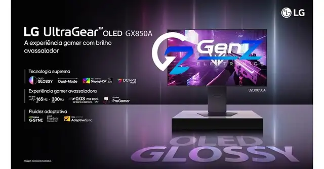 Brand New LG 32GX850A-B 32' 4K OLED 165Hz Monitor