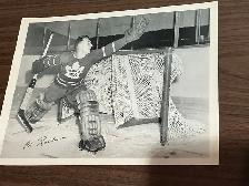 1957 AL ROLLINS TORONTO MAPLE LEAFS Signed Photo ! - Photo 3