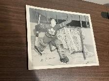 1957 AL ROLLINS TORONTO MAPLE LEAFS Signed Photo ! - Photo 5