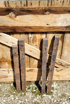 Blacksmith Forged Strap Hinges 2 sets - Photo 2