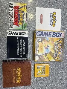 Gameboy Pokemon Yellow Special Pikachu Edition Complete In Box