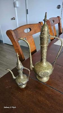 Aiguiere pièces en laiton/brass vintage