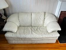 Natuzzi Leather Love Seat - Photo 2