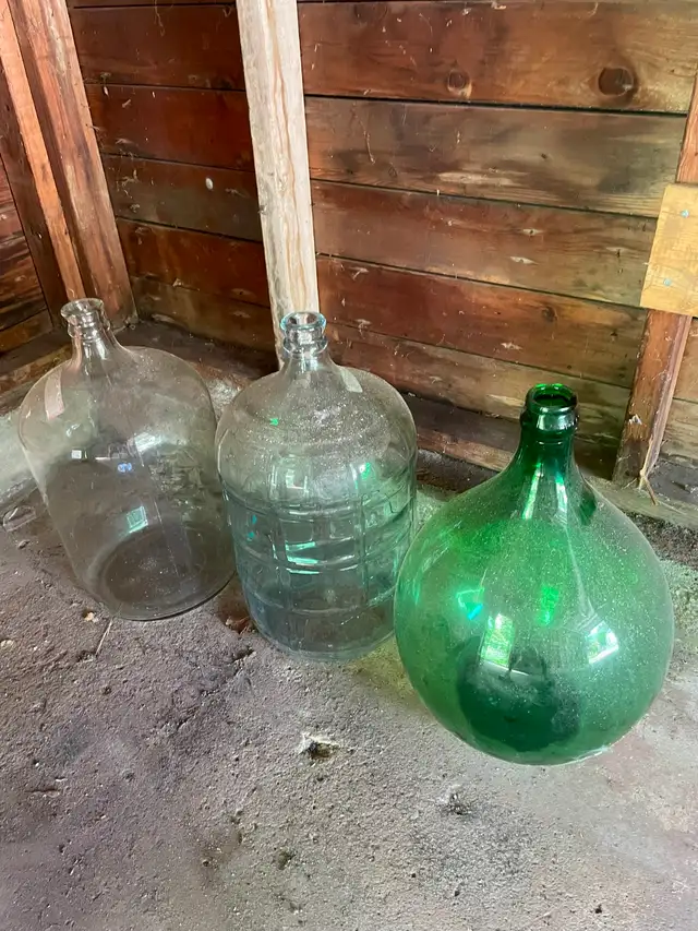 3 5-gal glass carboys $10 each for your winemaking