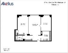two bedroom apartment near McGill - ID 665 - Photo 12