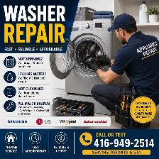 Washer Repair • 416-949-2514 • Washing Machine Service