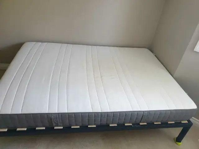 Double size mattress and frame