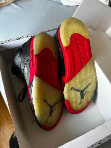 Air Jordan 5 Retro "Satin Bred" — Men’s US 10.5 - Photo 3