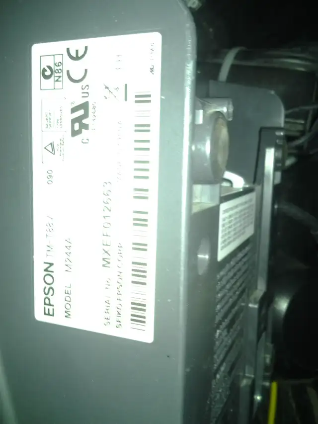 EPSON TM-T88V M244A USB/SERIAL 203 DPI THERMAL RECEIPT PRINTER 5