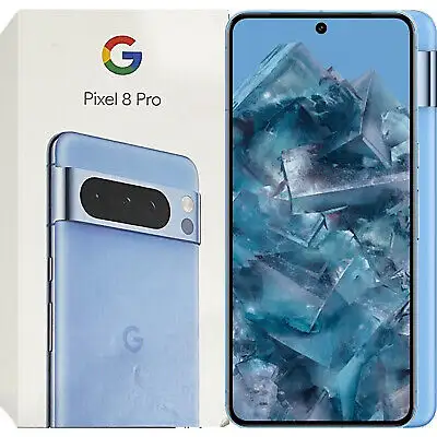 BLUE SEALED 512GB Google Pixel 8 PRO   WARRANTY  ACCESSORIES