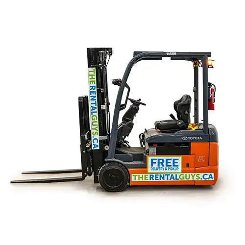 Toyota 8FBE20U 3450 LB Electric Forklift - Free Delivery Calgary