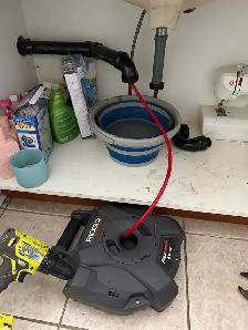 Unclogging sink drain