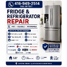 416-949-2514 • Fridge & Refrigerator Repair