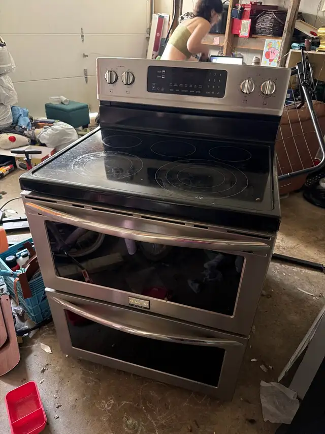 double oven stove