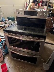 double oven stove