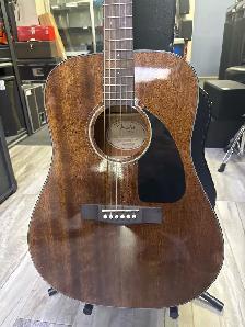 Fender CD60 AM Natural Mahogany Acoustic Guitar With Case - Photo 2