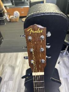 Fender CD60 AM Natural Mahogany Acoustic Guitar With Case - Photo 3