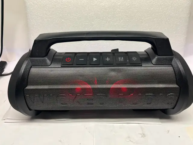 Wicked Audio Growl XL Bluetooth Party Speaker, LED Party Speaker
