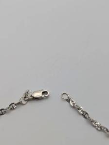 (B9414) Bracelet White Gold 1.0 grams 7.25' - Photo 4