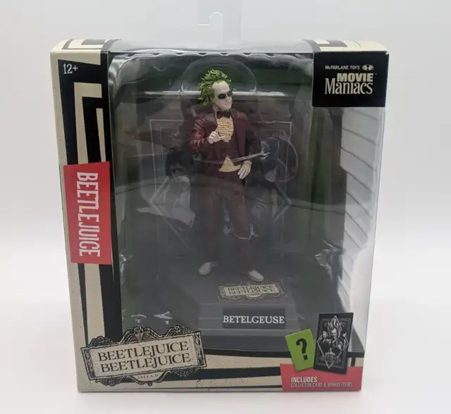 (B9250) Movie Maniancs Beetlejuice Collectibles Figurine
