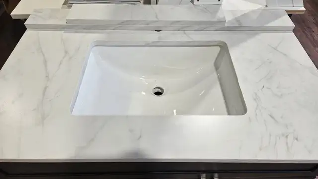 25' Carrara Gold Sintered Stone Countertop