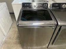 Laveuse sécheuse top load stainless grande capacité Samsung - Photo 2