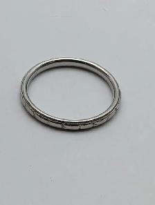 (B6463) Ring White Gold 19K 2.7 Grams Size7.25 - Photo 5