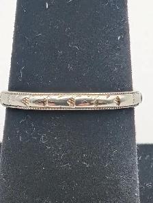 (B6463) Ring White Gold 19K 2.7 Grams Size7.25 - Photo 7