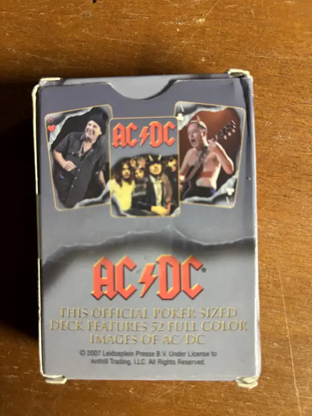 Ac/DC Paying Cards