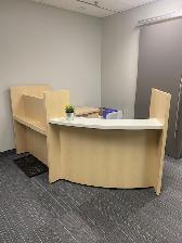 Office Reception Desk & Pedestal Drawers