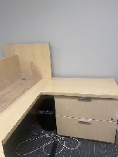 Office Reception Desk & Pedestal Drawers - Photo 3
