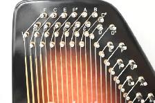 Autoharp Oscar Schmidt Model OS21CE Sunburst USED good condition - Photo 5
