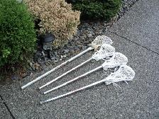 LaCrosse Sticks ~ 3 mini   one REGULAR sized