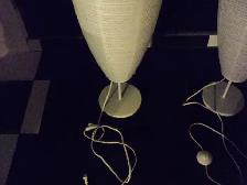 VERY TALL! PAIR Over 4 feet White Accent FLOOR LAMPS ~ $45 takes - Photo 3
