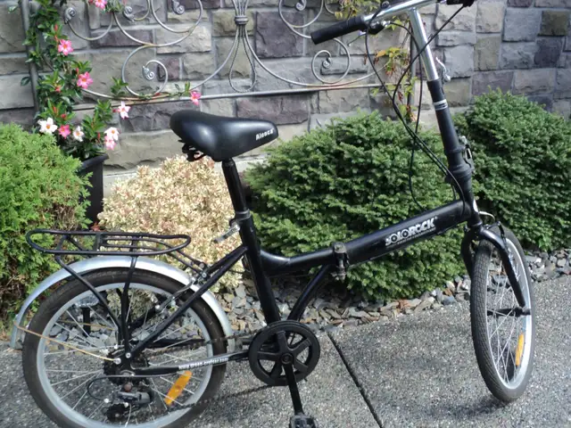 Solar Rock COLAPSIBLE 20' Black Bike 6 Speed - CALLS ONLY PLEASE