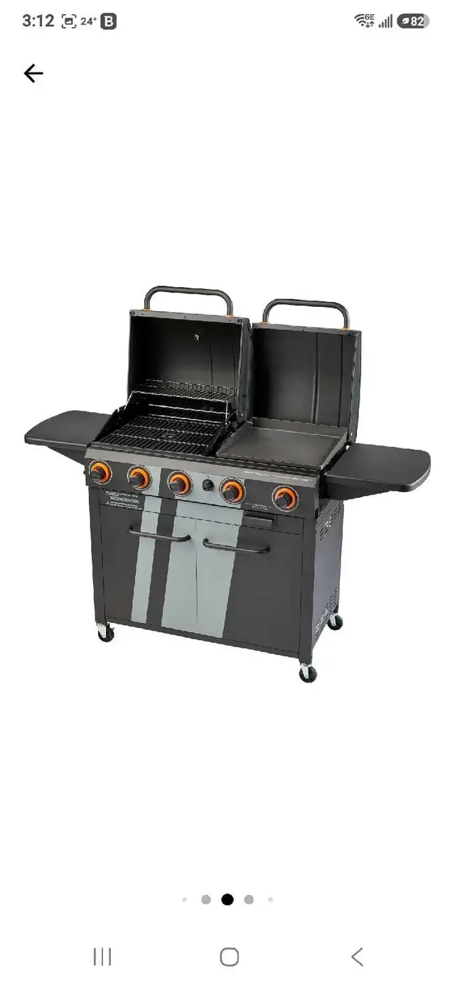 Master Chef 5 burner Grill and Griddle