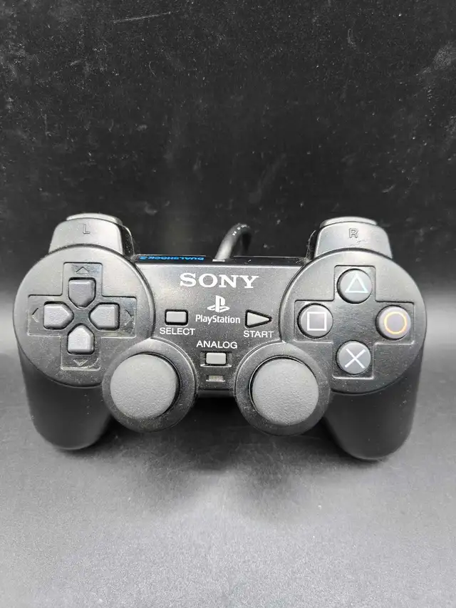 (BLACK) SONY PS2 CONTROLLER