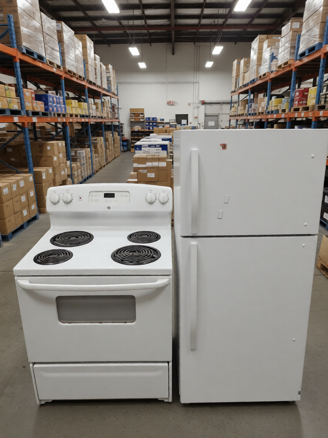 30' Combo Fridge and Stove Refrigerator Freezer Oven Range