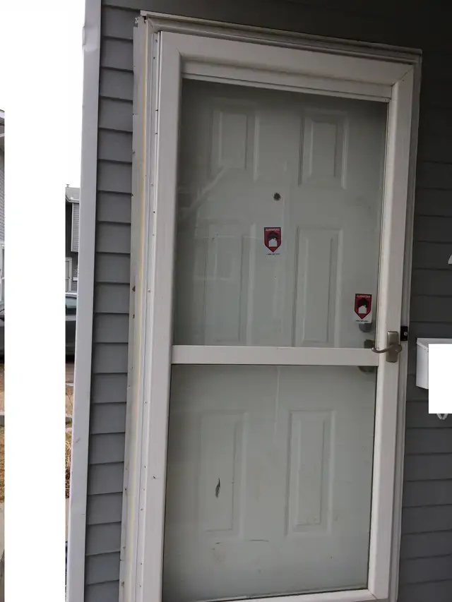 STORM DOOR INSTALLATION, Screen door Fixing Realigning Dead Bolt