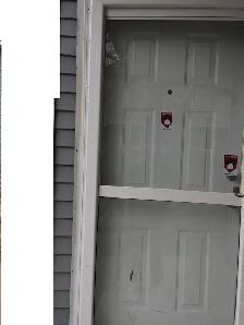 STORM DOOR INSTALLATION, Screen door Fixing Realigning Dead Bolt - Photo 5