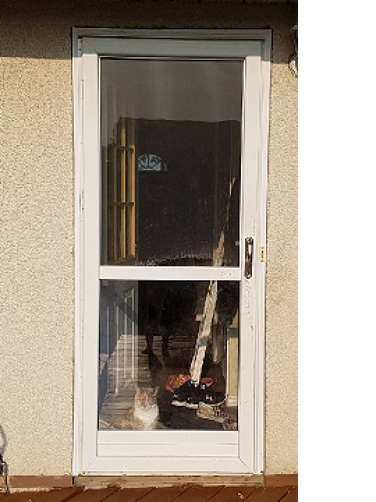 STORM DOOR INSTALLATION, Screen door Fixing Realigning Dead Bolt