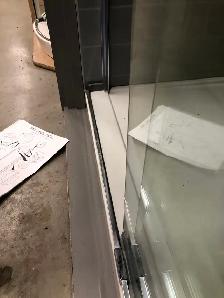 Glass shower door pivoting/sliding problems, will fix them. Show - Photo 6