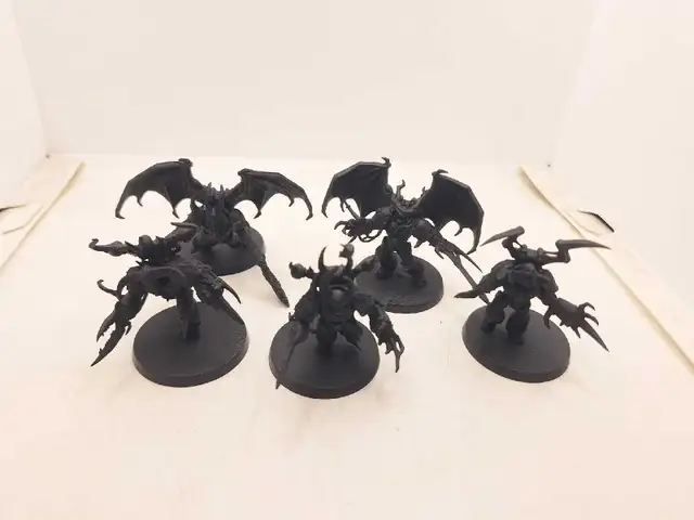 Warhammer 40k 5 OOP Chaos Space Marine Possessed Primed Black