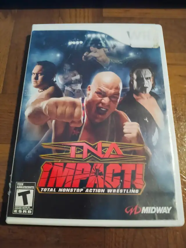 TNA Impact (Nintendo Wii, 2008) Kurt Angle Sting Samoa Joe AJ