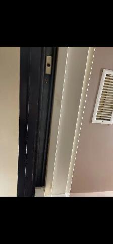 pocket doors fell off truck , not rolling.If you experience prob - Photo 7