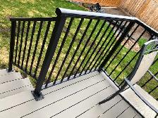 RAILINGS topQ PRICE selling and install WELDED aluminum railing - Photo 9